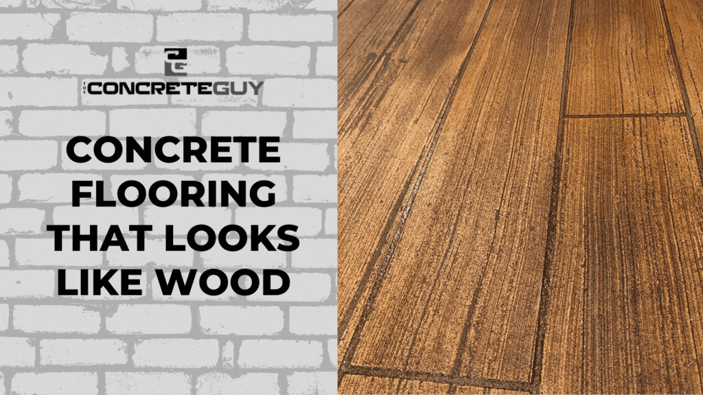 Concrete Flooring That Looks Like Wood