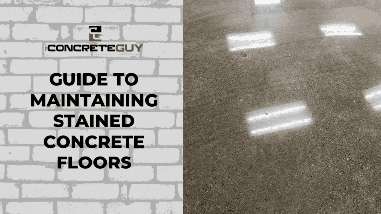 Guide To Maintaining Stained Concrete Floors