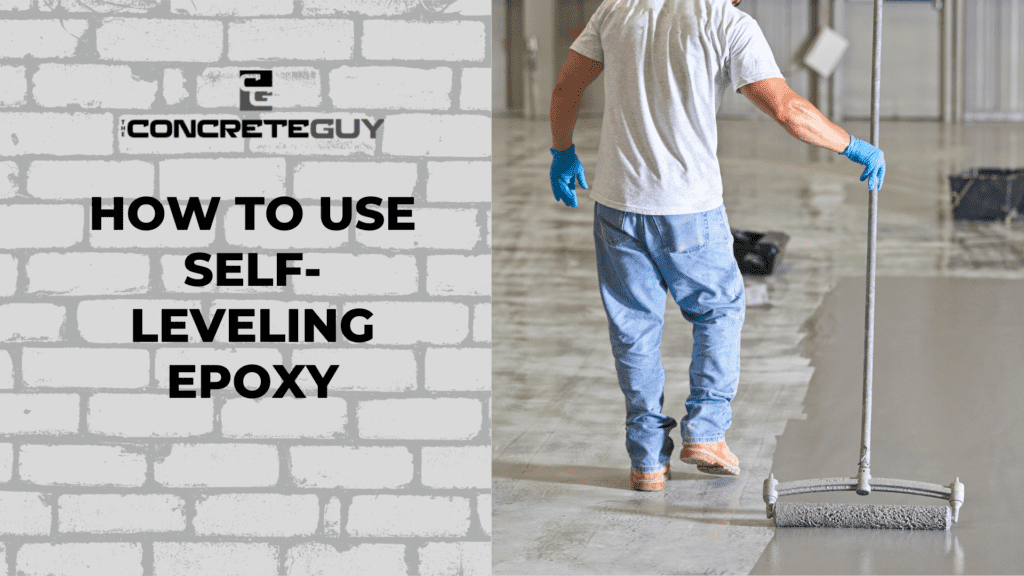 How to Use Self-Leveling Epoxy