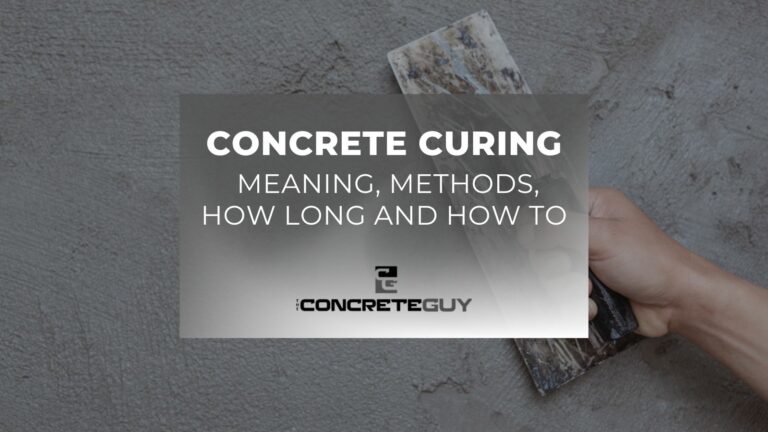 concrete curing